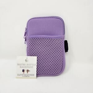 Purple Water Bottle Tumbler Backpack